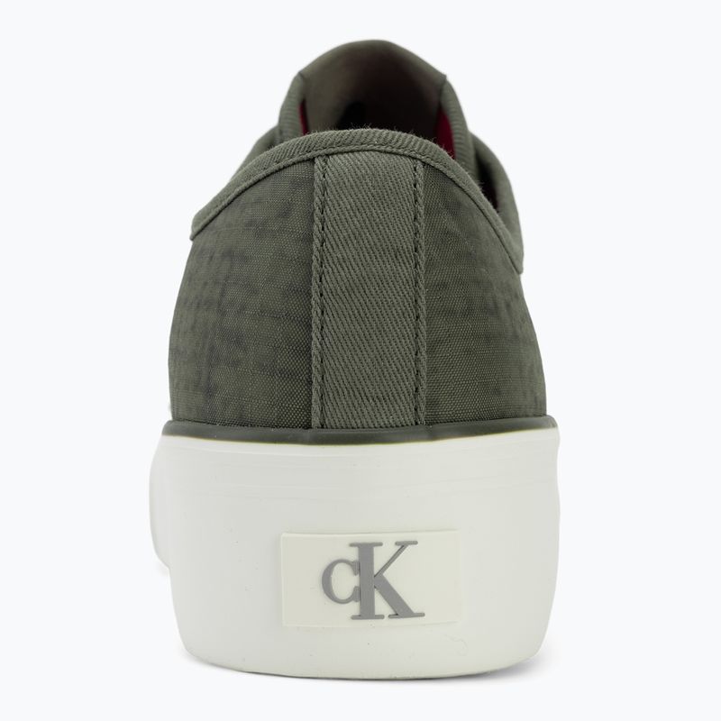Moteriški batai Calvin Klein HW0HW02970 Vulc Flatf Laceup Ripst deep lichen green/pink yarrow 6