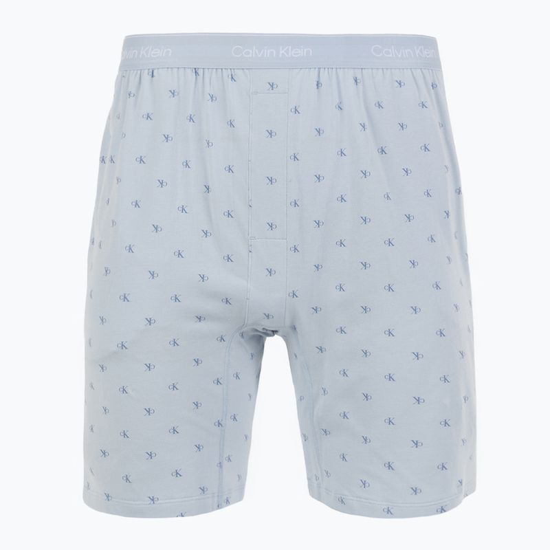 Vyriška pižama Calvin Klein LV00NM2900 breezy blue top w/diamond logo 6