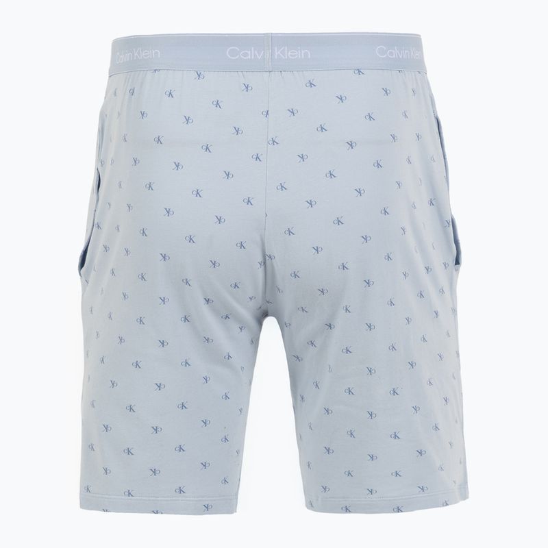 Vyriška pižama Calvin Klein LV00NM2900 breezy blue top w/diamond logo 7