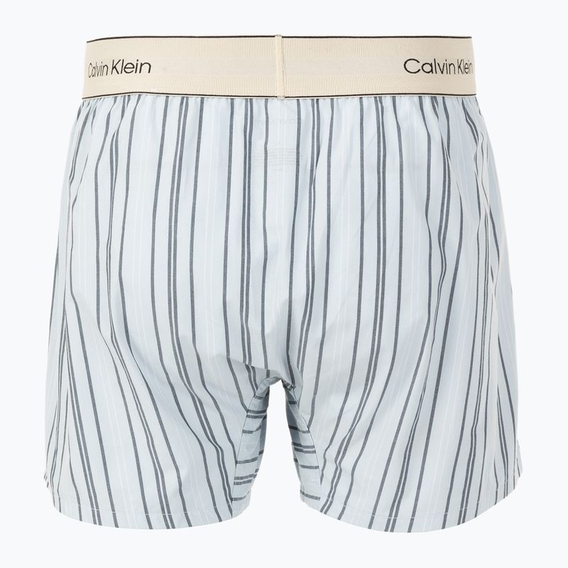 Trumpikės Calvin Klein LV00NM2945 Boxer Trad majorca stripe breezy blue 2