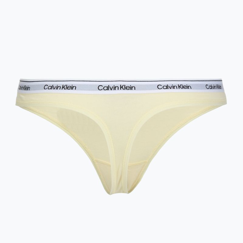 Moteriški stringai Calvin Klein LV00QD5209 Thong 3 pairs shoreline/snow heather/pear sorbe 5