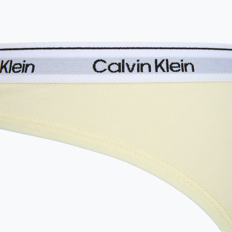 Moteriški stringai Calvin Klein LV00QD5209 Thong 3 pairs shoreline/snow heather/pear sorbe 6