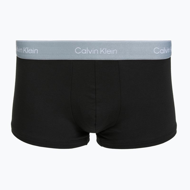 Vyriškos trumpikės Calvin Klein LV00NB4390 Low Rise Trunk 5 pairs black wb/blue descent wb/green bi/khaki 2
