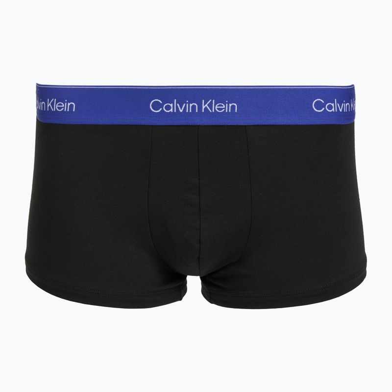 Vyriškos trumpikės Calvin Klein LV00NB4390 Low Rise Trunk 5 pairs black wb/blue descent wb/green bi/khaki 5