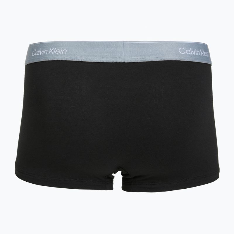 Vyriškos trumpikės Calvin Klein LV00NB4390 Low Rise Trunk 5 pairs black wb/blue descent wb/green bi/khaki 7
