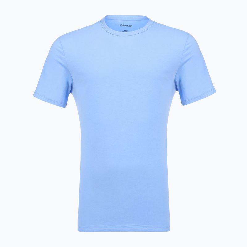 Vyriški marškinėliai Calvin Klein LV00NB4185 Crew Neck 3 pcs. black with blue descent emb/blue descent 7