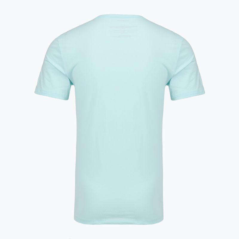 Vyriški marškinėliai Calvin Klein LV00NB4185 Crew Neck 3 pcs. black in sea spray emb/sea spray in 3