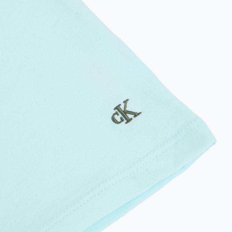 Vyriški marškinėliai Calvin Klein LV00NB4185 Crew Neck 3 pcs. black in sea spray emb/sea spray in 4