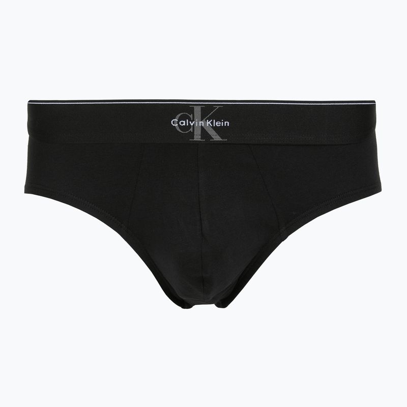Vyriškos kelnaitės Calvin Klein LV00NB4471 Hip Brief 3 pairs black 2