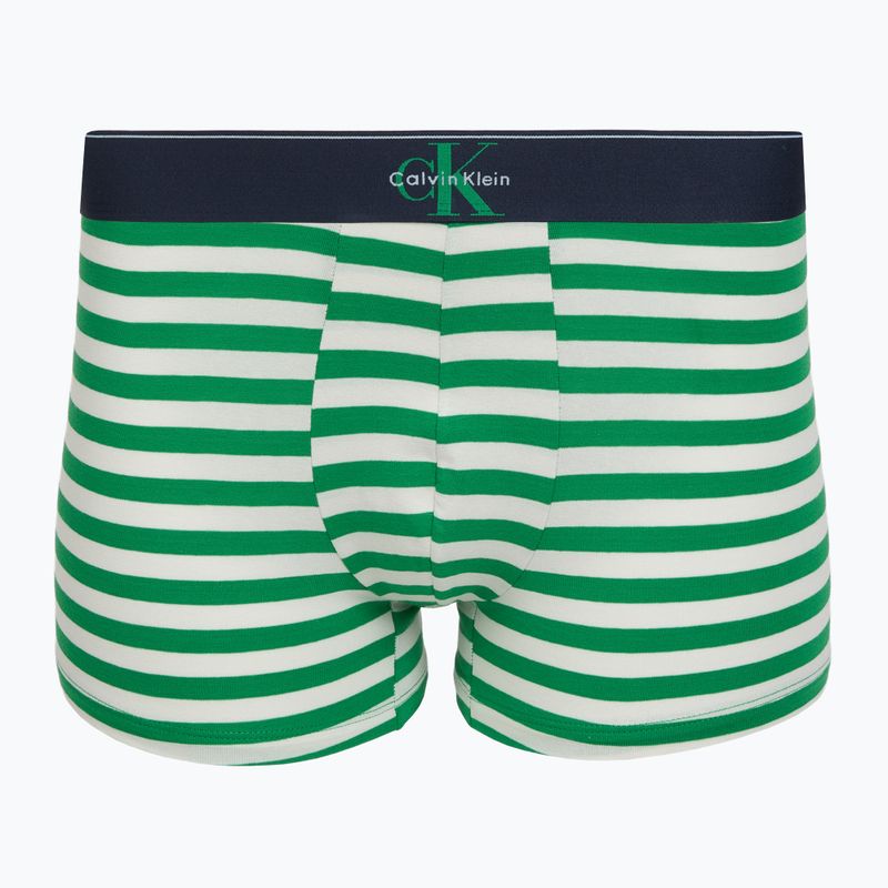 Vyriškos trumpikės Calvin Klein LV00NB4472 Trunk 3 pairs shoreline/mardi gras green/cent s 3