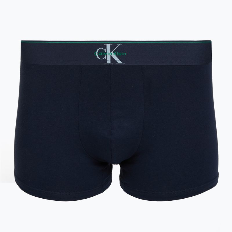 Vyriškos trumpikės Calvin Klein LV00NB4472 Trunk 3 pairs shoreline/mardi gras green/cent s 4