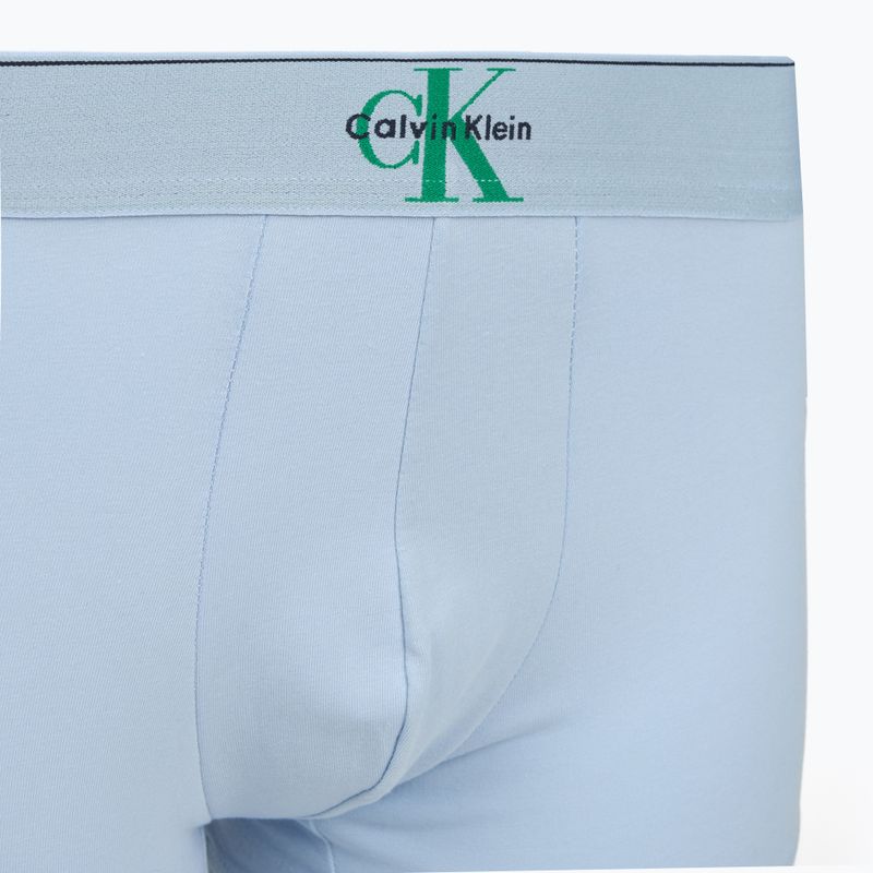 Vyriški bokseriai Calvin Klein LV00NB4472 Trunk 3 pairs shoreline/mardi gras green/cent s 6