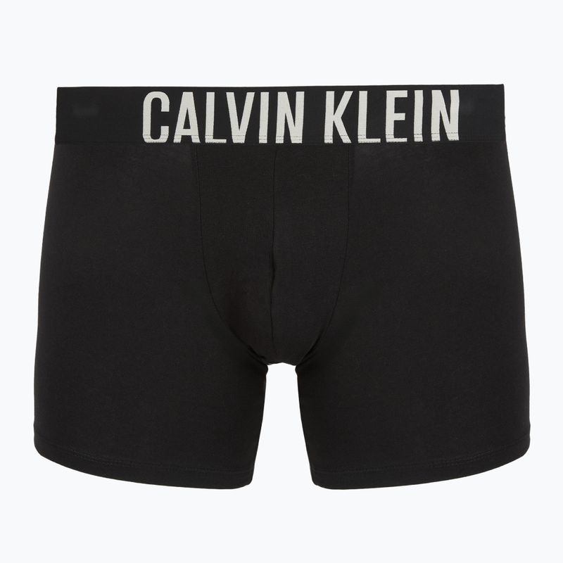 Trumpikės Calvin Klein 000NB3609A Boxer Brief 3 pairs black with oatmeal logo/black with age 2
