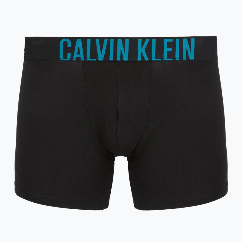 Trumpikės Calvin Klein 000NB3609A Boxer Brief 3 pairs black with oatmeal logo/black with age 3