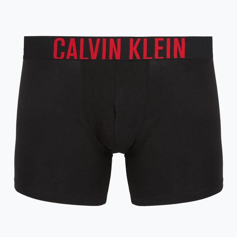 Trumpikės Calvin Klein 000NB3609A Boxer Brief 3 pairs black with oatmeal logo/black with age 4