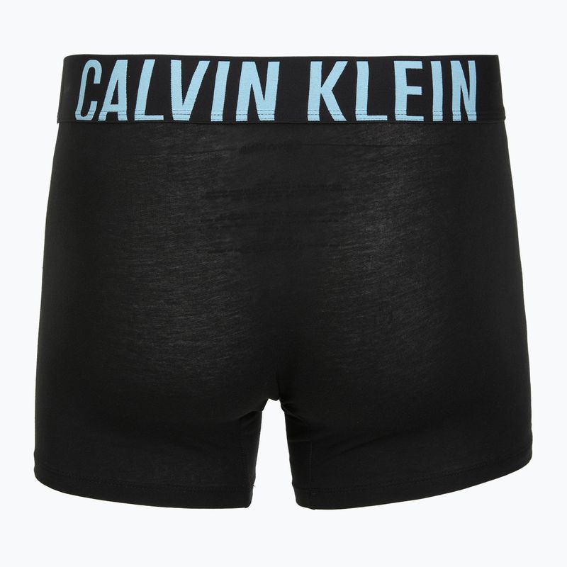 Trumpikės Calvin Klein 000NB3609A Boxer Brief 3 pairs black w/harbor mist logo/black w 3