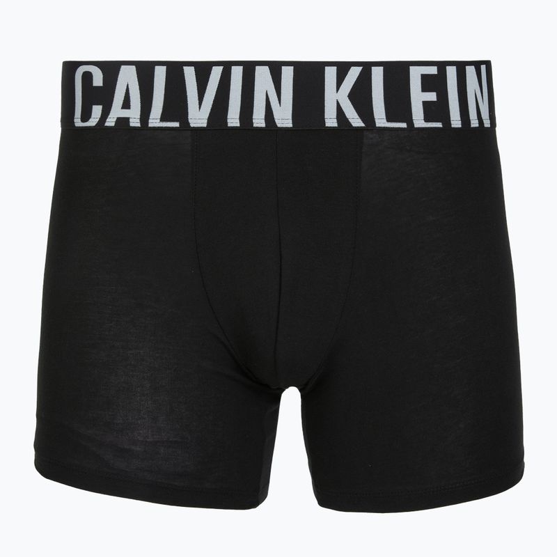 Trumpikės Calvin Klein 000NB3609A Boxer Brief 3 pairs black w/harbor mist logo/black w 5