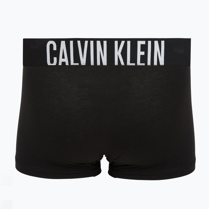 Vyriškos trumpikės Calvin Klein 000NB3608A Trunk 3 pairs black with harbor mist logo/ black with 4