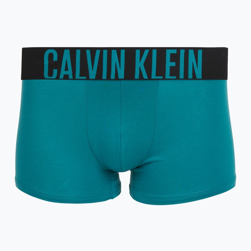 Vyriškos trumpikės Calvin Klein 000NB3608A Trunk 3 poros avižiniai/brandintos raudonmedžio/ryškiai turkio 3