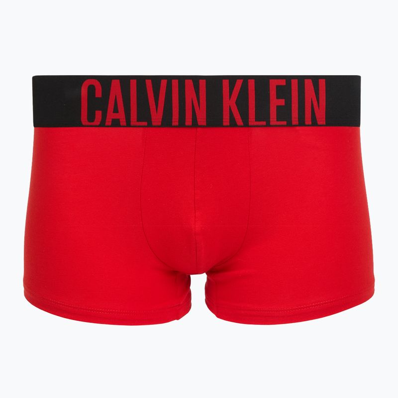 Vyriškos trumpikės Calvin Klein 000NB3608A Trunk 3 poros avižiniai/brandintos raudonmedžio/ryškiai turkio 4