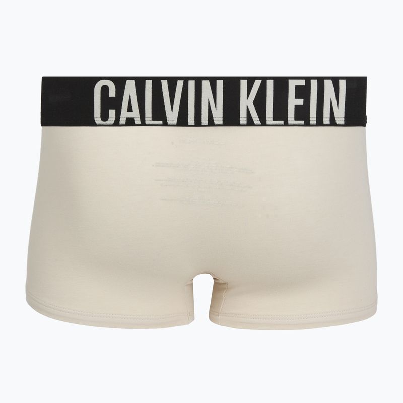 Vyriškos trumpikės Calvin Klein 000NB3608A Trunk 3 poros avižiniai/brandintos raudonmedžio/ryškiai turkio 5