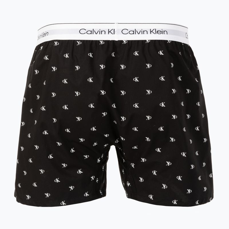 Trumpikės Calvin Klein LV00NM2831 Boxer Trad diamond logo black 2