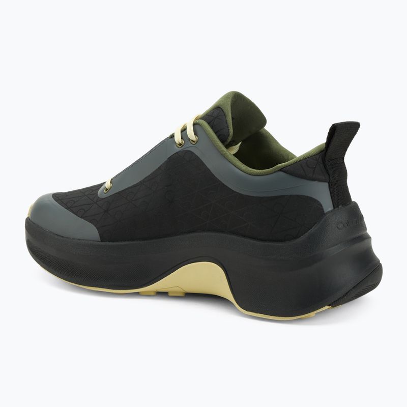 Vyriški batai Calvin Klein YM0YM01456 Chunky Runner Lace Up Mix Aop black/medieval forest/coal/lime 3