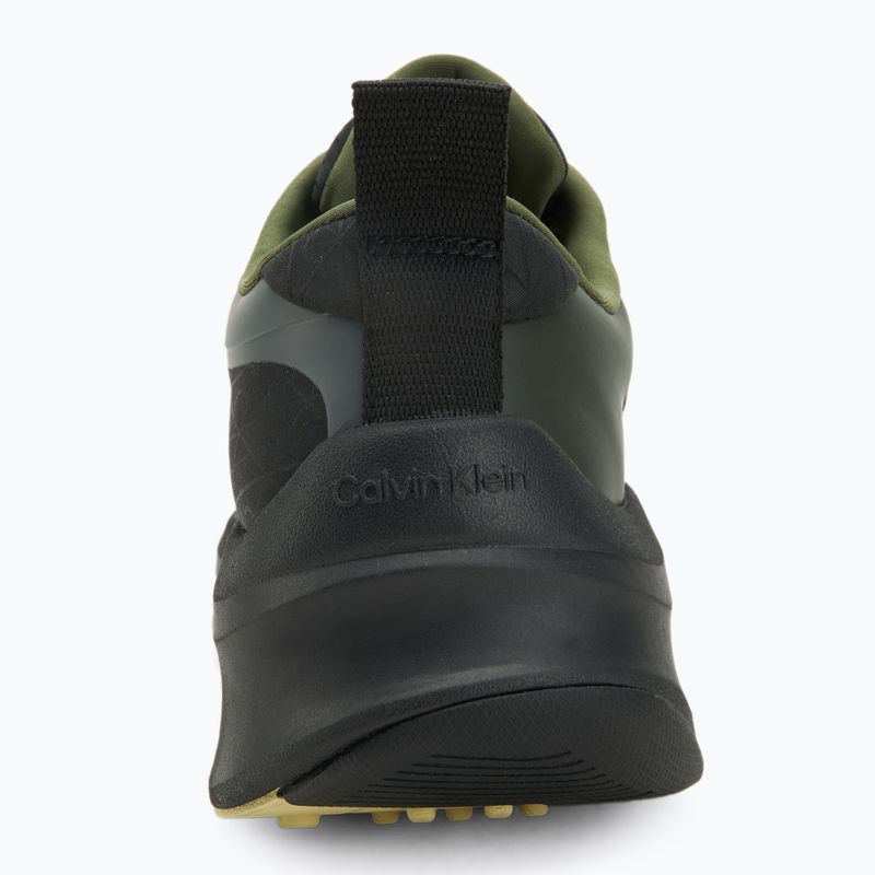 Vyriški batai Calvin Klein YM0YM01456 Chunky Runner Lace Up Mix Aop black/medieval forest/coal/lime 6