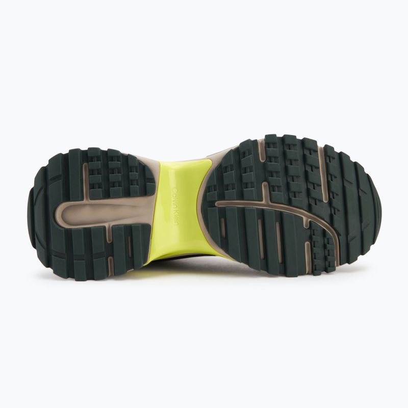 Vyriški batai Calvin Klein YM0YM01418 Hike Runner Mid Laceup Tech Mix desert taupe/smog/sorrel/thyme 4
