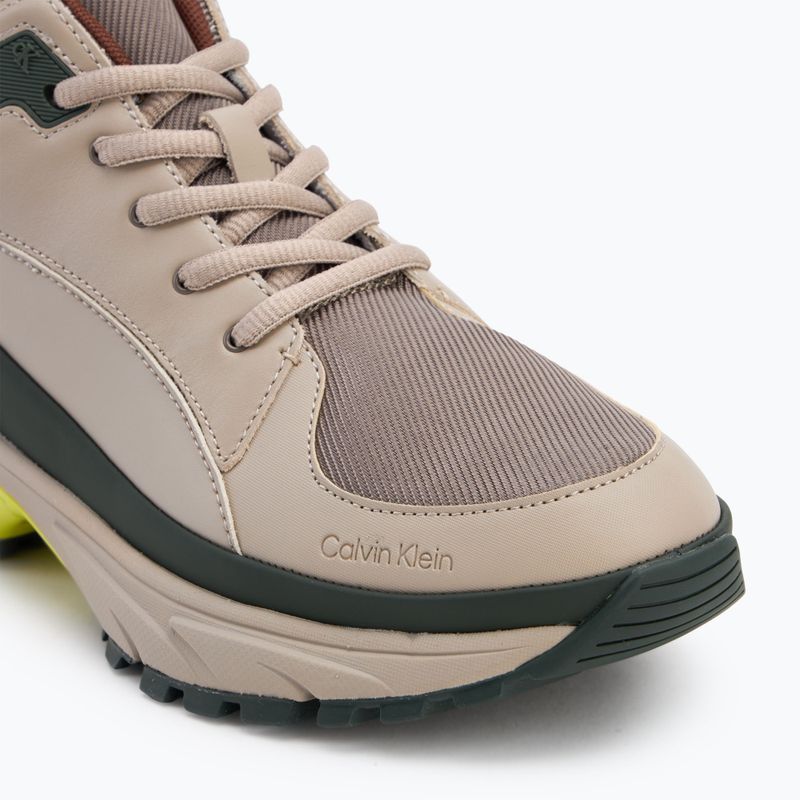 Vyriški batai Calvin Klein YM0YM01418 Hike Runner Mid Laceup Tech Mix desert taupe/smog/sorrel/thyme 7