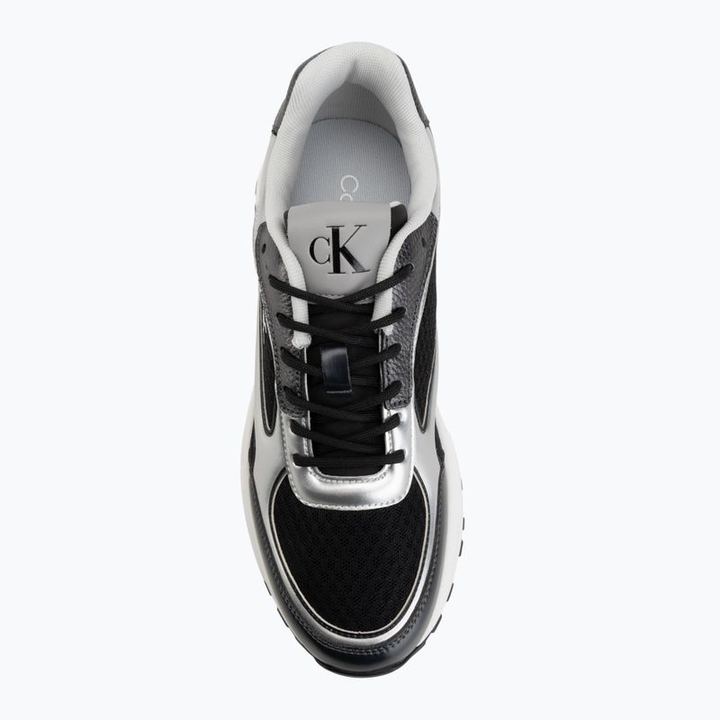 Vyriški batai Calvin Klein YM0YM01402 Hike Runner Laceup Mesh Mix black/silver 5