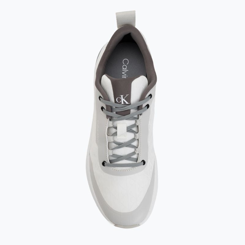 Vyriški batai Calvin Klein Chunky Runner Laceup Mix Aop white/granite road/granite gray 5