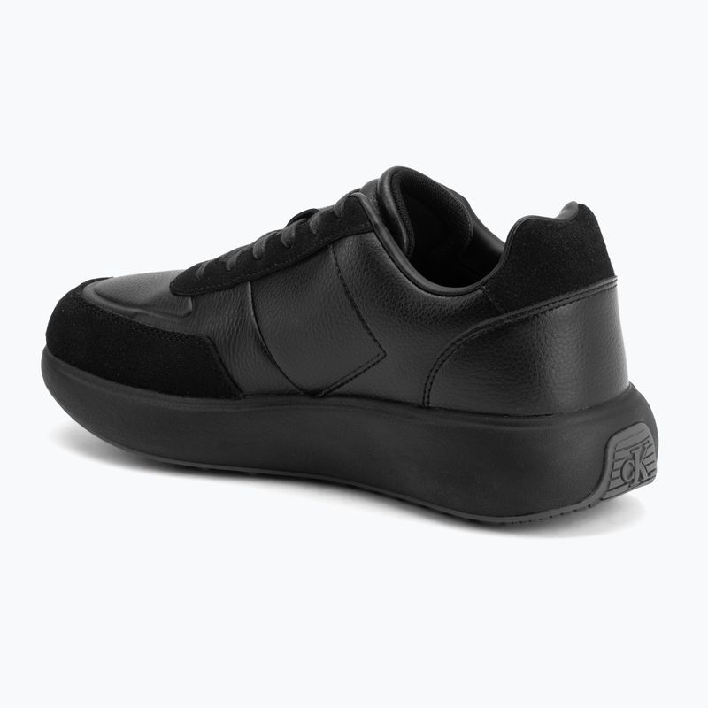 Vyriški batai Calvin Klein HM0HM02033 City Runner Laceup Tape Leather triple black 3