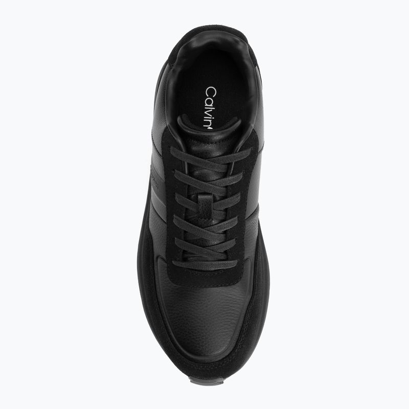 Vyriški batai Calvin Klein HM0HM02033 City Runner Laceup Tape Leather triple black 5