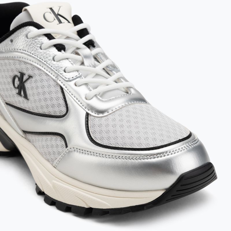 Vyriški batai Calvin Klein YM0YM01402 Hike Runner Laceup Mesh Mix silver/black/marshmallow 7