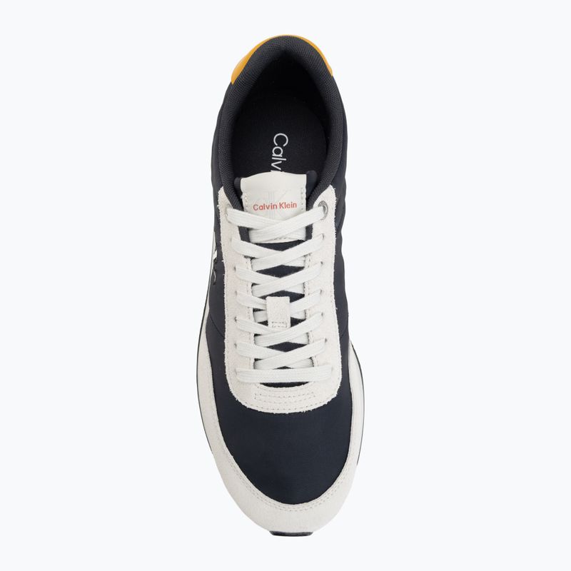 Vyriški batai Calvin Klein YM0YM01361 Retro Runner Ess Mix Mat vaporous white/casual bluee/cooling 5