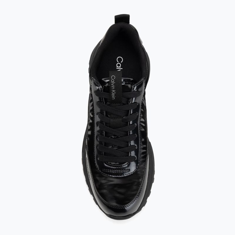 Moteriški batai Calvin Klein YW0YW02043 Hike Runner Lace Up Pearl Nylon triple black 5