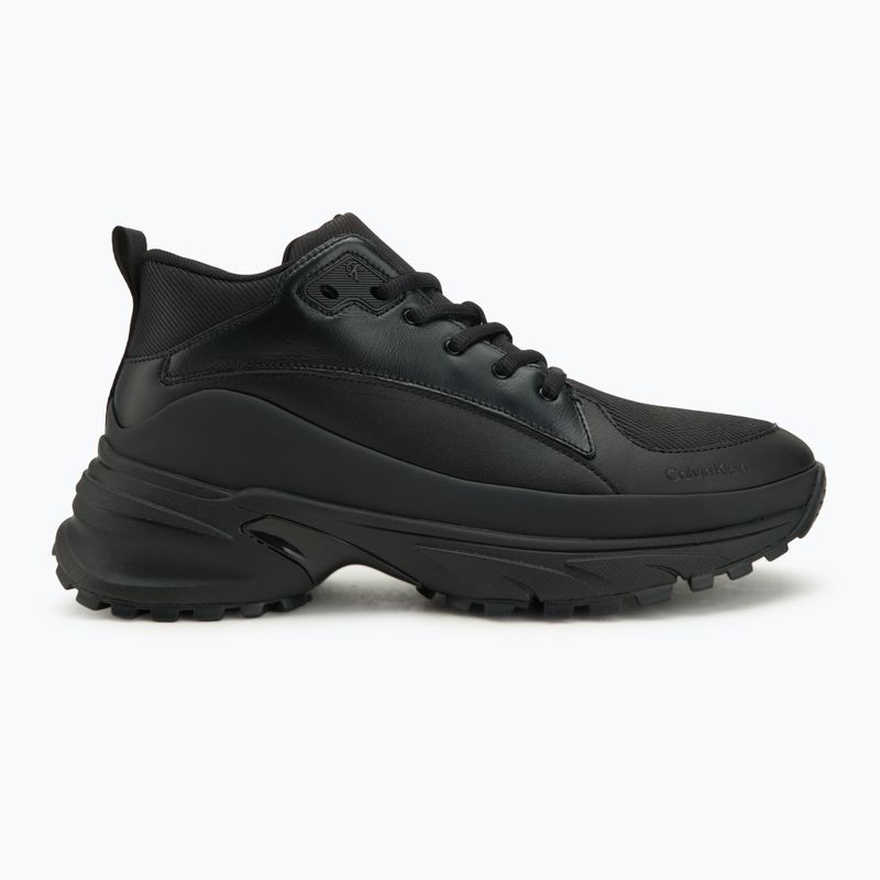 Vyriški batai Calvin Klein YM0YM01418 Hike Runner Mid Laceup Tech Mix triple black 2
