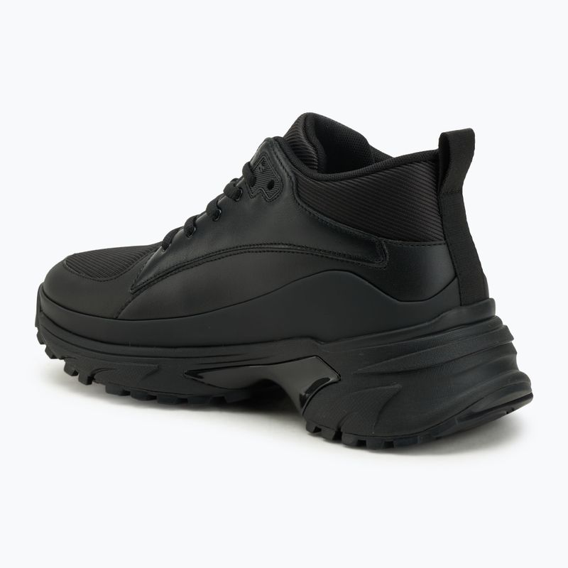Vyriški batai Calvin Klein YM0YM01418 Hike Runner Mid Laceup Tech Mix triple black 3