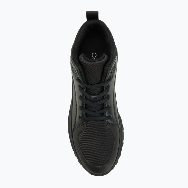 Vyriški batai Calvin Klein YM0YM01418 Hike Runner Mid Laceup Tech Mix triple black 5