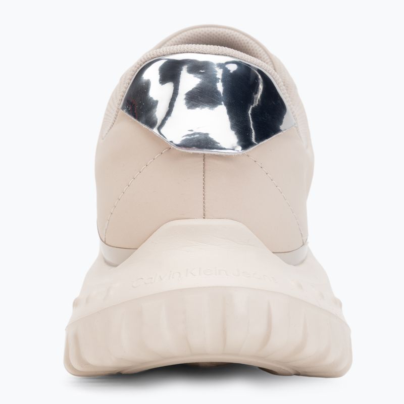 Moteriški batai Calvin Klein YW0YW02016 Eva Runner Lace Up Mat Mix 0GN stony beige/turtle dove/silver 6