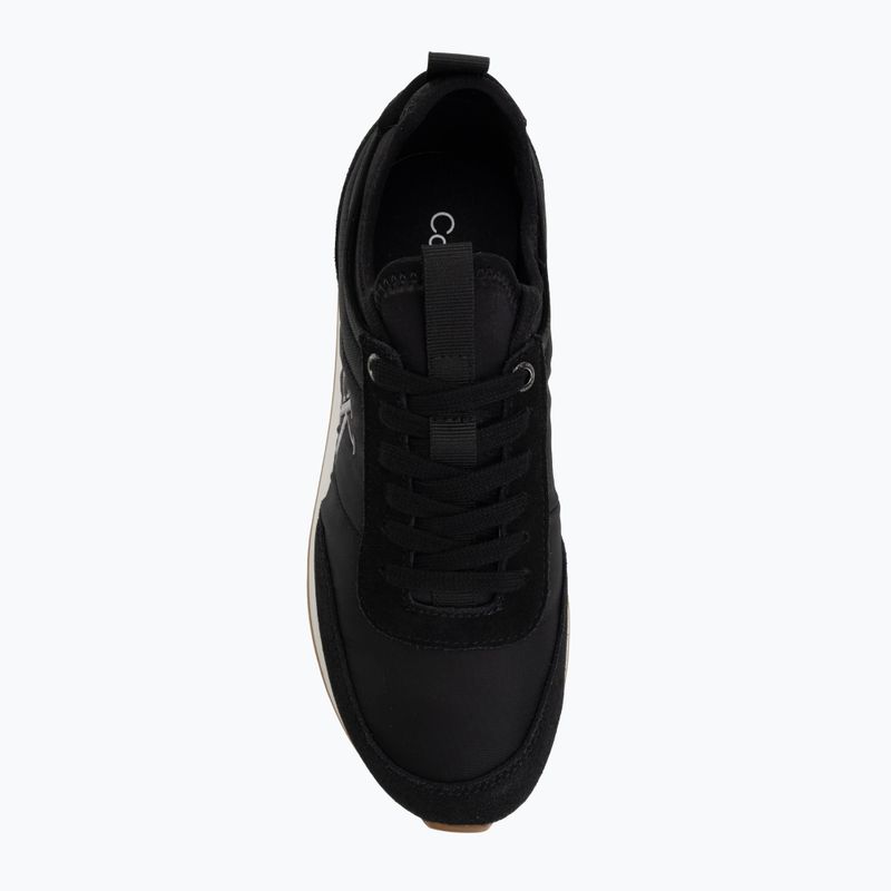Moteriški batai Calvin Klein YW0YW02060 Retro Runner Sock Laceup Mix Mat black/gyn metal/gum 5