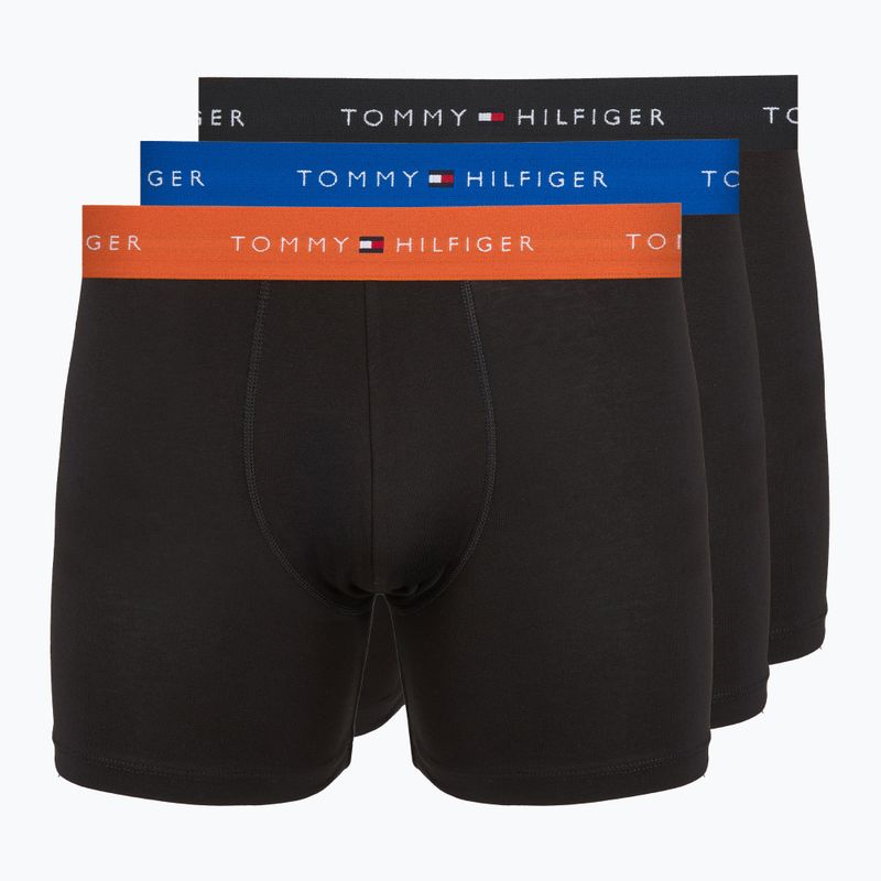Vyriškos trumpikės Tommy Hilfiger Brief 3 poros reg blue/bon orange/black