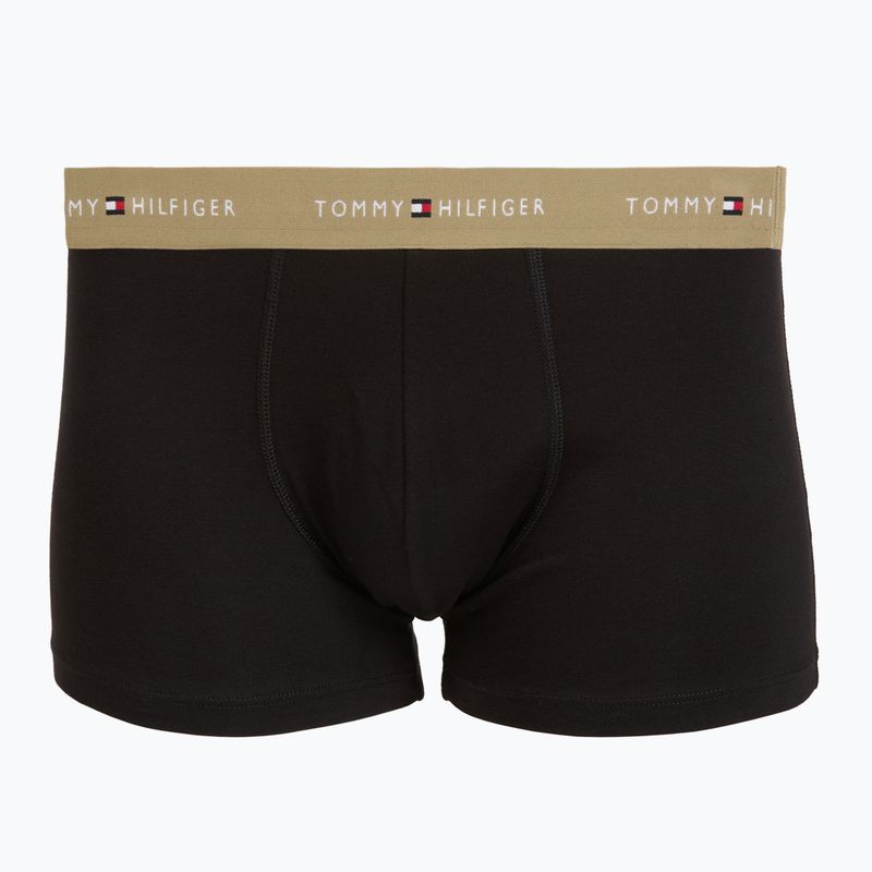 Vyriškos trumpikės Tommy Hilfiger Trunk WB 3 pairs black/citronella/woodridge 3