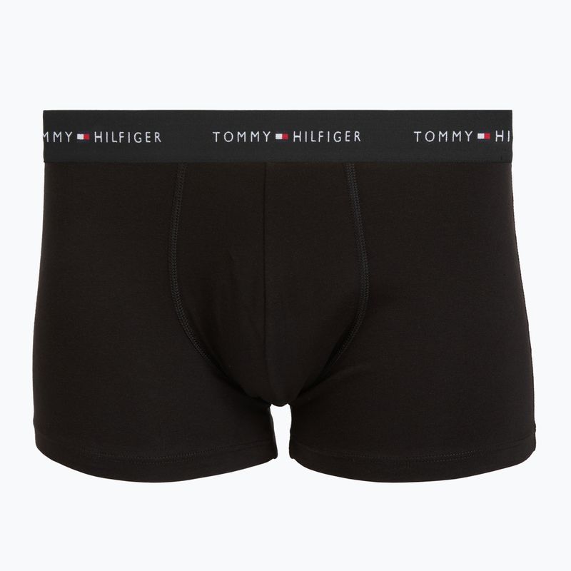 Vyriškos trumpikės Tommy Hilfiger Trunk WB 3 pairs black/citronella/woodridge 4