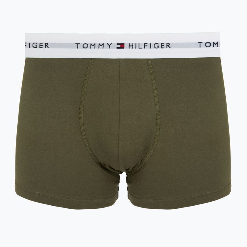 Vyriškos trumpikės Tommy Hilfiger Trunk 3 pairs army green/prp nvy/nov grn 6