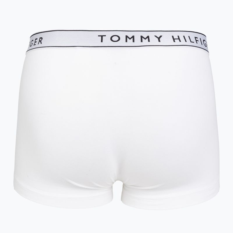Vyriškos trumpikės Tommy Hilfiger Trunk Dtm white/medium red/navy blue 5