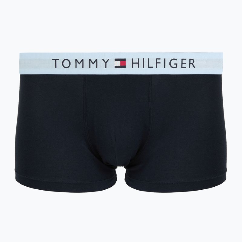 Vyriškos trumpikės Tommy Hilfiger Trunk WB 3 pairs dark ash/brzy blue/rouge 2