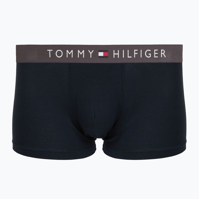 Vyriškos trumpikės Tommy Hilfiger Trunk WB 3 pairs dark ash/brzy blue/rouge 3