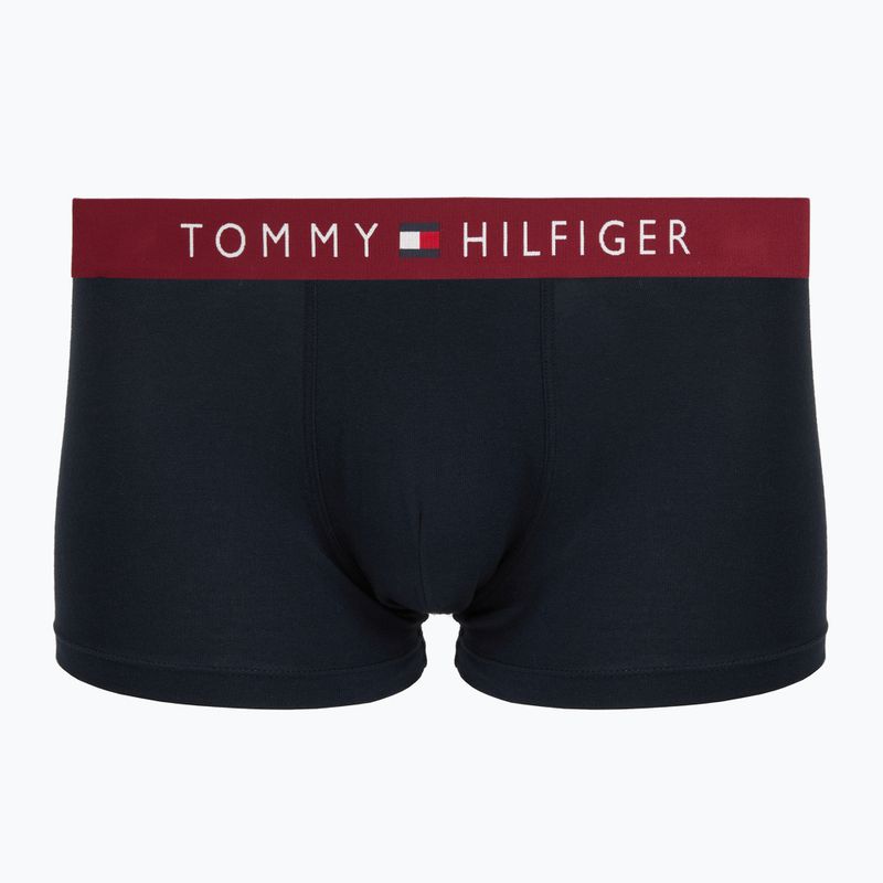 Vyriškos trumpikės Tommy Hilfiger Trunk WB 3 pairs dark ash/brzy blue/rouge 4